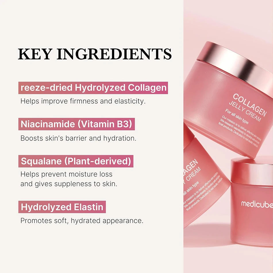 24h Glow & Lifted Collagen Jelly Cream Niacinamide And Hydrolyzed