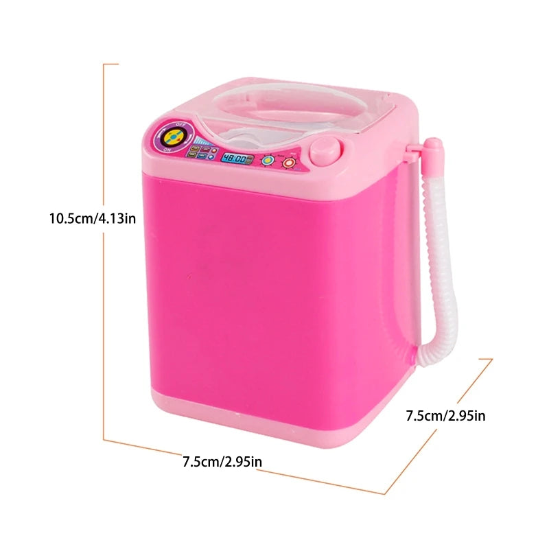 Automatic Mini Washing Machine Makeup Sponge Cleaner Make Up Powder Puff Cleaning Machine Makeup Sponge Clean Tool