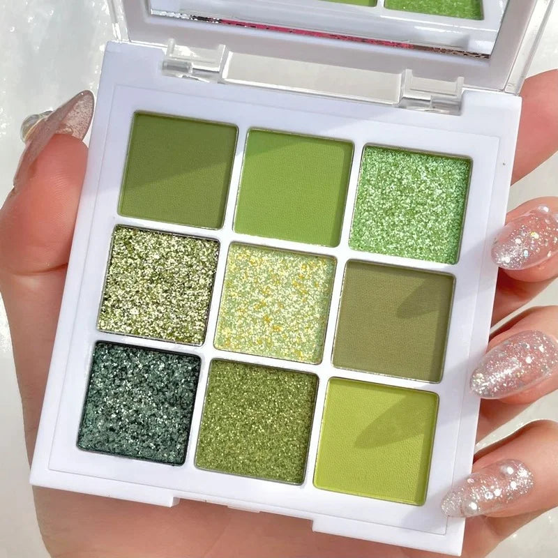 Pearlescent Eyeshadow Palette Guacamole