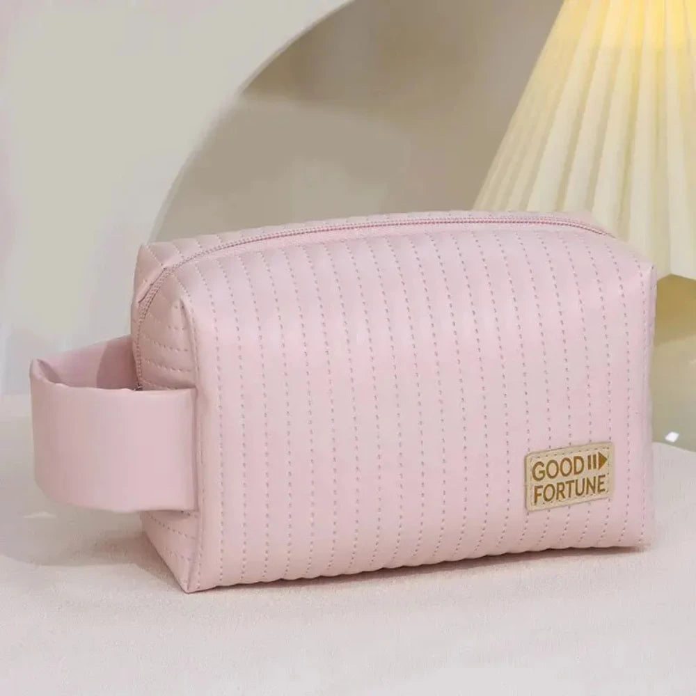 Cute Small Makeup Bag Portable Cosmetic Bag Travel Make Up Pouch Waterproof Toiletry Bags for Beauty Accessories Gift for Women