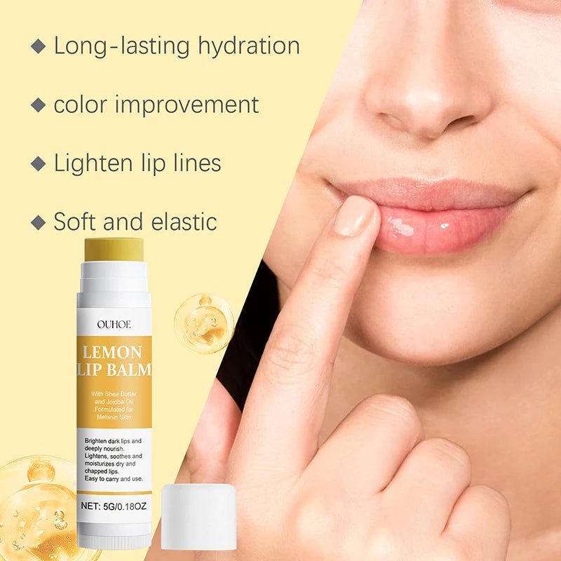 Remove Dark Lip Balm Lip Gloss Lighten Melanin Exfoliating Gloss Oil Moisturizing Lip Care Lipstick Korean Makeup Health Product