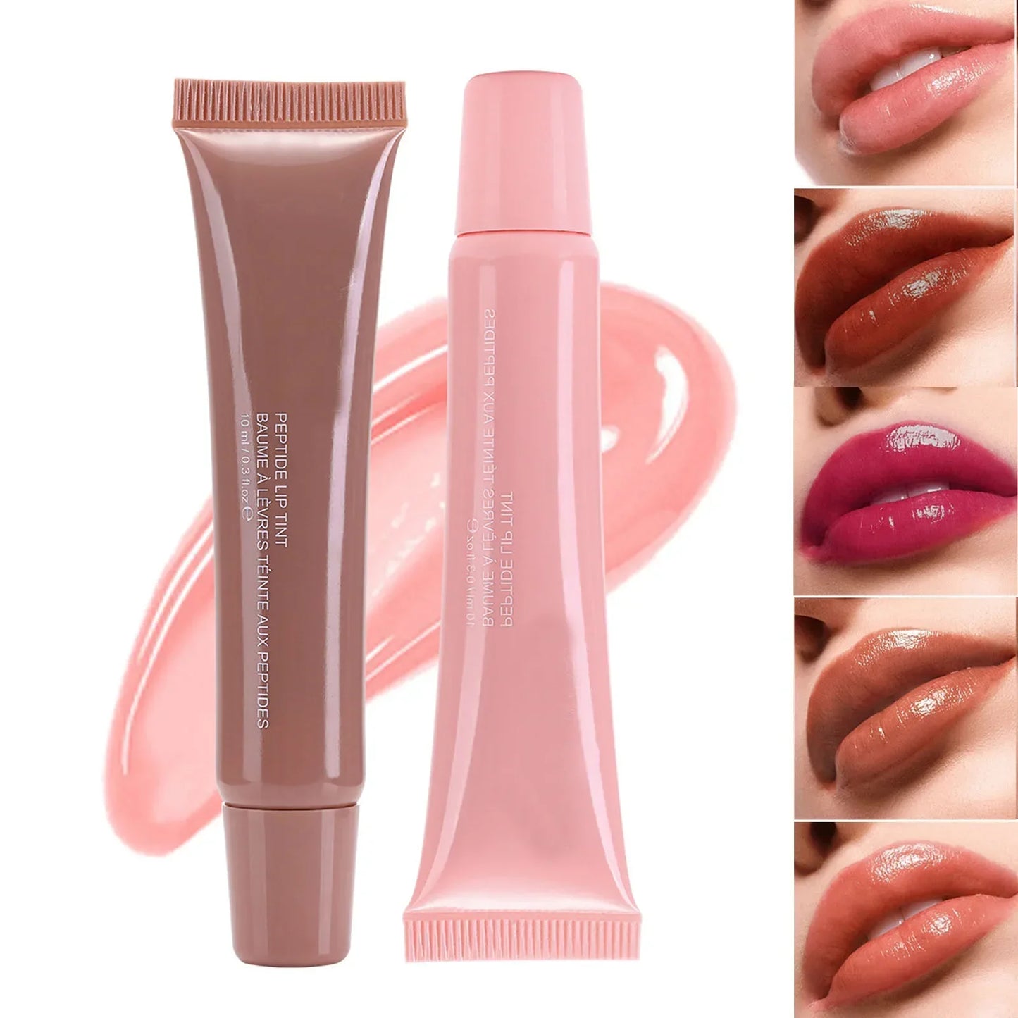 Nude Brown Plumping Lip Gloss