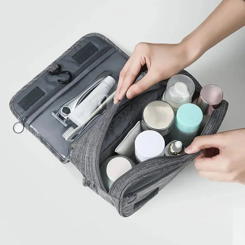 Hanging Travel Big Cosmetic Toiletry Bag Women Men Necessary Make Up Dry-Wet Separation Organizer Accessory Storage Wash Pouch